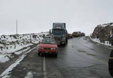Apurímac: Intensa nevada bloquea tramos de la carretera 