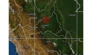 Pasco: sismo de magnitud 4,8 se reportó en la provincia de Oxapampa, según IGP