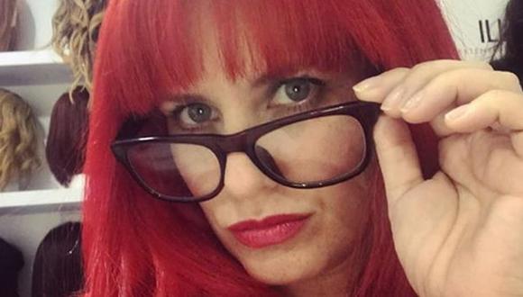 Rossana Fernández Maldonado en un look con el cabello rojo. (Foto: Instagram)