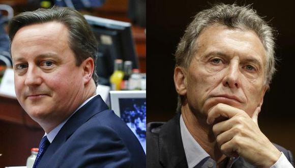 David Cameron desea una "relación madura" con Argentina