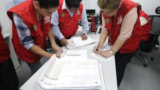 Elecciones 2021: inscriben fórmulas presidenciales de Perú Patria Segura y Renacimiento Unido