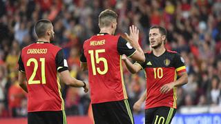 Bélgica aplastó 9-0 a Gibraltar con un sensacional gol de chalaca