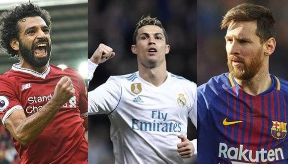 La UEFA eligió a los 18 futbolistas más destacados de la Champions League 2017-2018. Resaltan los nombres de Cristiano Ronaldo, Lionel Messi y Mohamed Salah. (Foto: internet)