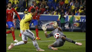 Colombia venció 3-1 a Costa Rica en partido de preparación