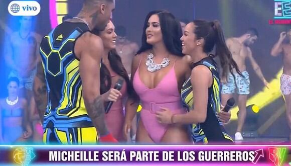 Jazmín Pinedo le pidió a Michelle Soifer que se sume a los "Guerreros". (Foto: Captura América TV)