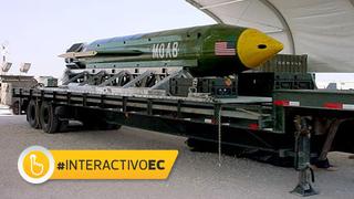MOAB, la enorme bomba que EE.UU usó en Afganistán [INTERACTIVO]