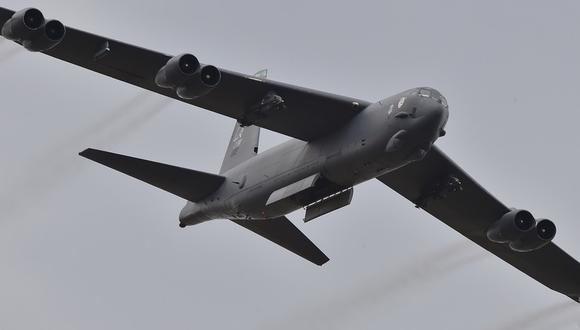 Bombarderos B-52 de Estados Unidos sobrevuelan el disputado Mar de China Meridional. (AFP).
