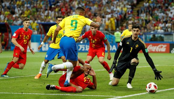 Gabriel Jesús cayó en el área de Bélgica y el árbitro no cobró falta y el VAR tampoco lo sancionó (Video: Autor: FIFA / Fuente: DirecTV Sports. Foto: Reuters)