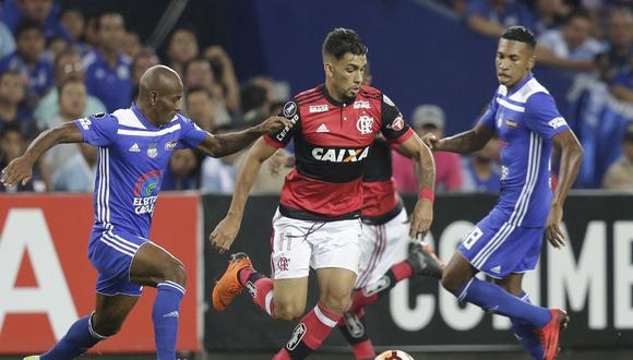 Emelec vs. Flamengo EN VIVO ONLINE: empatan 0-0 por la Copa Libertadores. (Foto: Agencias)