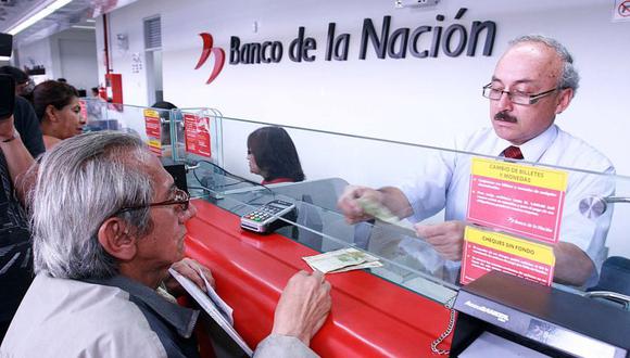 El Banco de la Nación&nbsp;atenderán con total normalidad mañana 6 de diciembre desde las 7.30 a.m. &nbsp;(Foto: El Comercio)