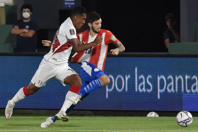 Perú - Paraguay. (Foto: AFP)