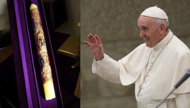 Papa Francisco recibirá un cirio especial de la hermandad del Señor de los Milagros. (Foto: Andina / AP)