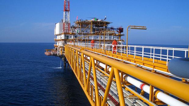 Gas production in Qatar.