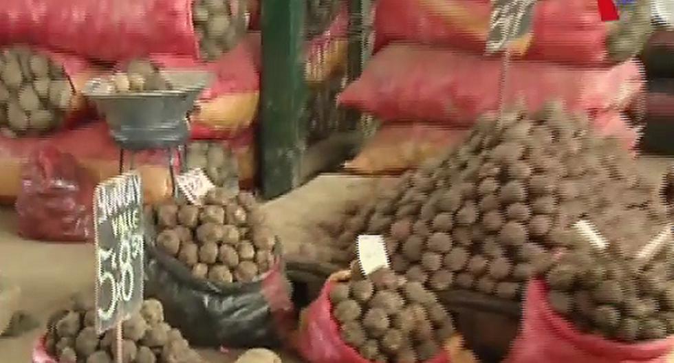 El desabastecimiento en los mercados mayoristas de frutas y verduras continúa. (Foto: Captura de Canal 5)