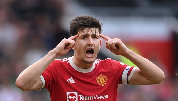 Harry Maguire perdió la titularidad en Manchester United desde la llegada de Erik ten Hag. (Foto: EFE)