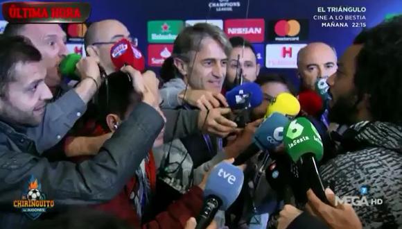 Marcelo y su tenso momento con la prensa española: "Buscan hacer daño quizá porque no saben jugar al fútbol". (Foto: Captura de pantalla)