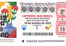 Lotería Nacional: comprobar décimos y resultados del sábado 14 de octubre