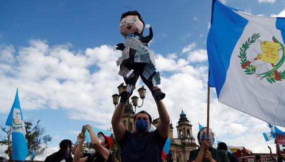 Las últimas manifestaciones en Guatemala datan de la semana pasada. EFE/ Esteban Biba