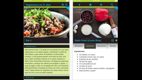 Crean app móvil para mejorar la salud con la dieta vegetariana