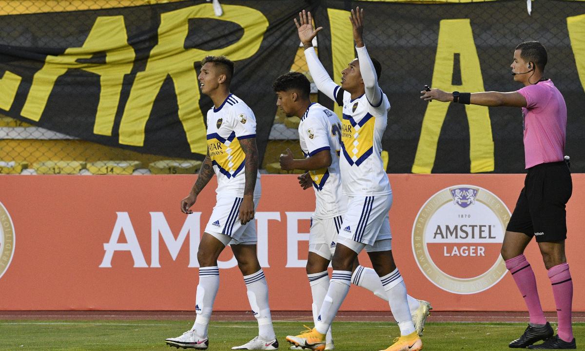 Boca Juniors vs. The Strongest: las imágenes del partido por la Copa Libertadores | Foto: EFE