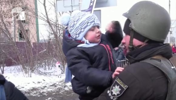 Más de dos millones han logrado huir de Ucrania en las dos semanas transcurridas desde que empezó la invasión rusa. (Foto: Captura de video)