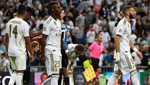 Real Madrid solo ha conseguido 1 punto de 6 posibles hasta el momento en la UEFA Champions League. | Foto: AFP