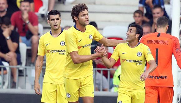 Chelsea choca ante Inter de Milán en su cotejo debut esta tarde (1:05 pm. EN VIVO ONLINE vía DirecTV) por la International Champions Cup. (Foto: AFP)