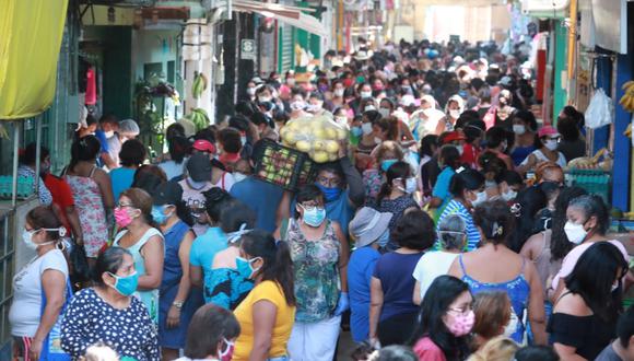 Así lució el mercado San Antonio, de San Martín de Porres, esta mañana. (Foto: Lino Chipana/GEC)