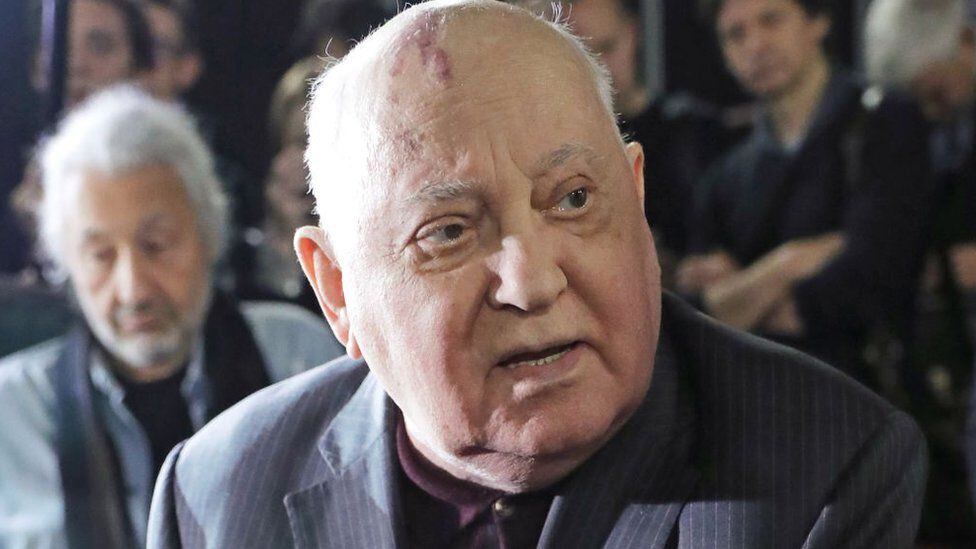 Mikhail Gorbachev, former head of state of the Soviet Union.  (GETTY IMAGES).