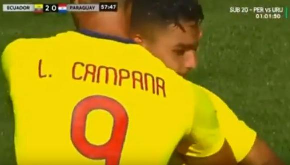 Ecuador arranca el Sudamericano Sub 20 goleando 3-0 a Paraguay. (Foto: Captura de YouTube)
