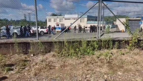 La cárcel de Sucumbíos N° 1, Colombia, el 27 de noviembre de 2023. (Captura de Twitter/X @TMT30_)