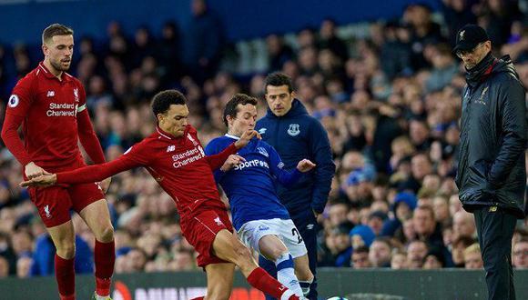 Liverpool empató 0-0 ante Everton  por la fecha 29° de la Premier League. De esta manera el equipo de Jürgen Klopp perdió el primer lugar del torneo. (Foto: Liverpool).