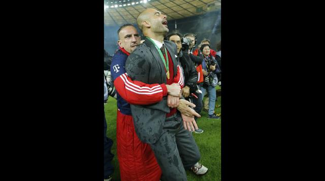 Locura en redes sociales por fotos de Guardiola con Ribéry - 3