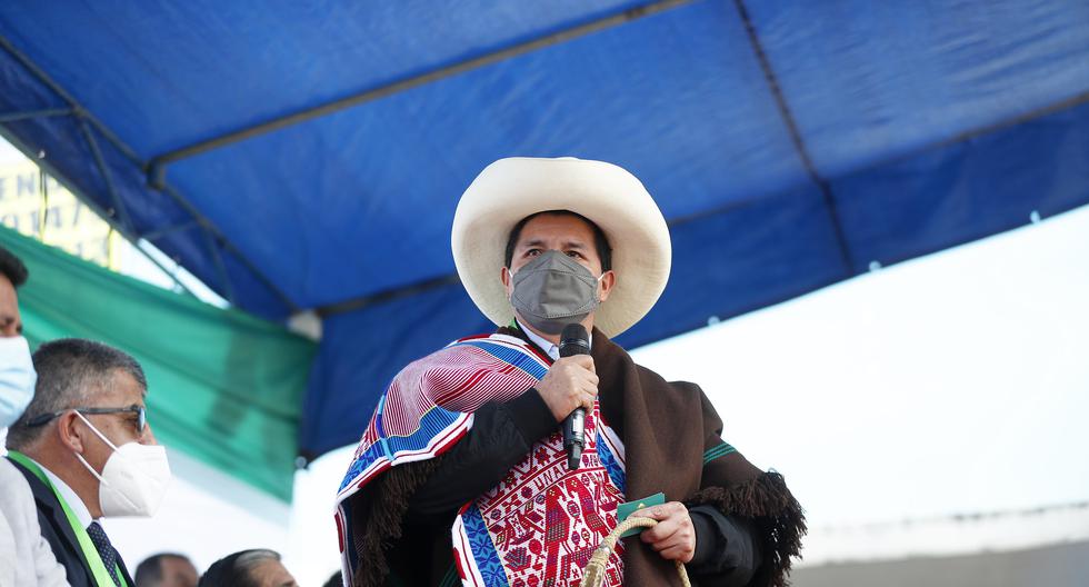 Pedro Castillo, durante sus actividades en Cajamarca, condenó el terrorismo y afirmó que su gobierno no tiene "ideología" relacionada a Sendero Luminoso. (Foto: Presidencia Perú)