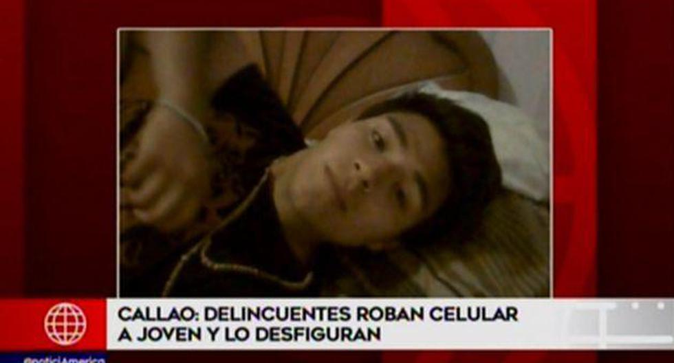 Sujetos roban celular a joven estudiante y lo desfiguran (Captura: América Noticias)