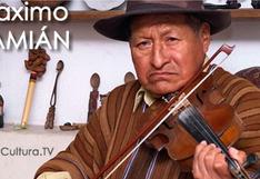 Máximo Damián, el ‘violinista de Arguedas’, murió a los 79 años