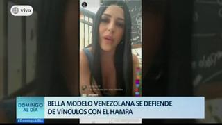 Modelo venezolana se defiende tras acusaciones que la vinculan con narcotraficantes