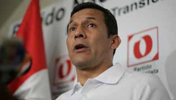 Ollanta Humala en campaña, 2010.