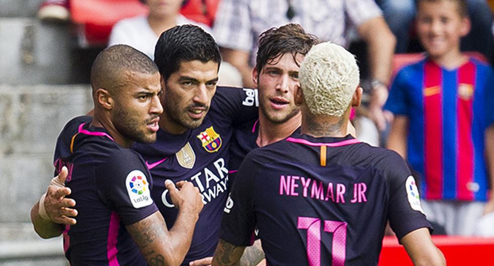 Barcelona marcó cinco goles en el arco del Sporting Gijón. (Foto: Getty Images)