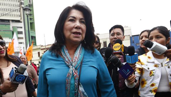 Martha Chávez continúa en carrera por volver al Parlamento. Es cabeza de lista en Fuerza Popular. (Foto: Joel Alonzo)