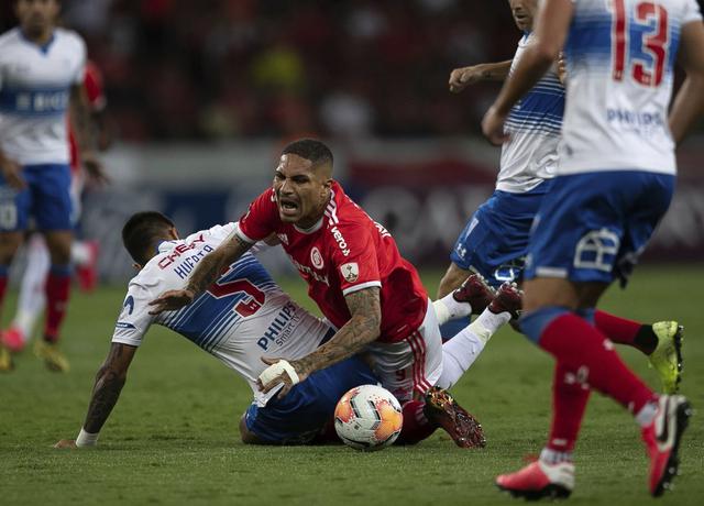 Internacional vs. Universidad Católica: las postales del partido de Copa Libertadores con gran actuación de Paolo Guerrero. (Foto: Agencias)