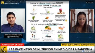 Nutrición y coronavirus: mentiras y verdades que circulan en redes sociales | VIDEO