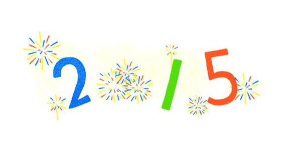 Año Nuevo 2015: el doodle con que Google le da la bienvenida