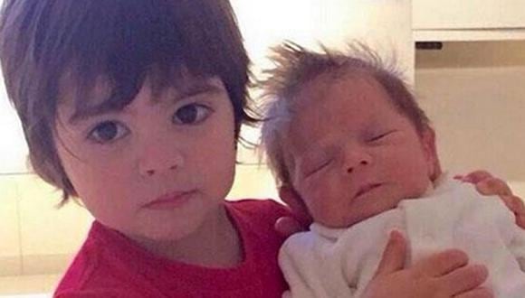 Shakira compartió esta tierna fotografía de sus hijos