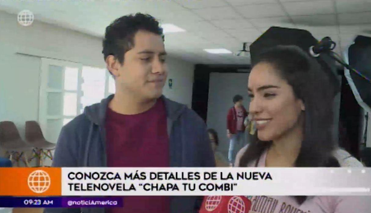Daniela Feijoó y Gustavo Borjas protagonizarán la serie “Chapa tu combi”. (Foto: Captura de video)