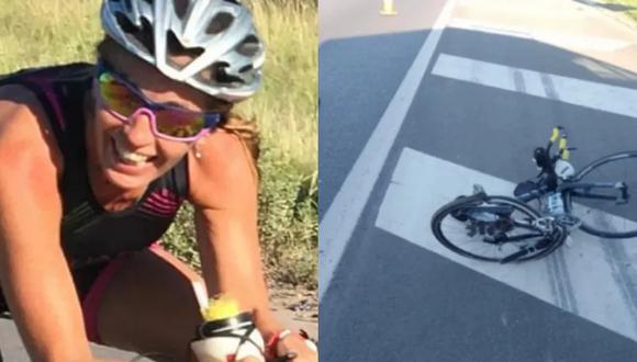 Verónica Ultra (50) fue atropellada en la autopista del Oeste, en Argentina, mientras se desplazaba en su bicicleta.