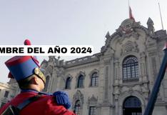 Consulta cuál es la denominación oficial del año 2024 en el Perú