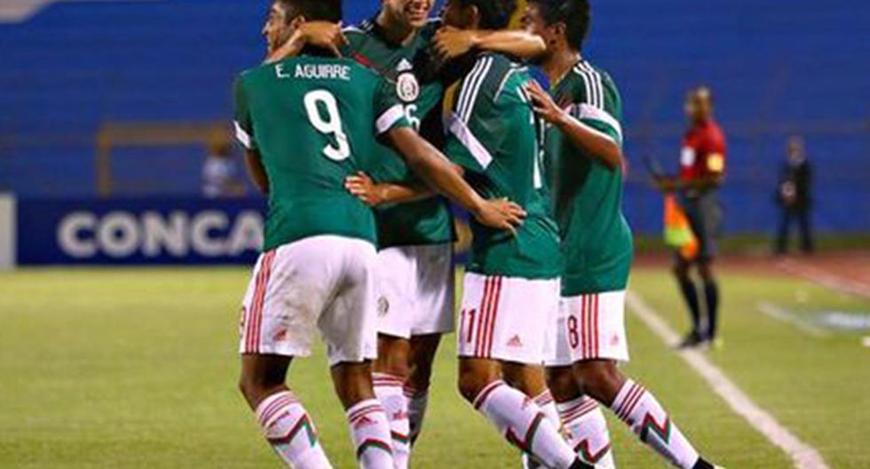 México goleó a Santa Lucía. (Foto: laafición)