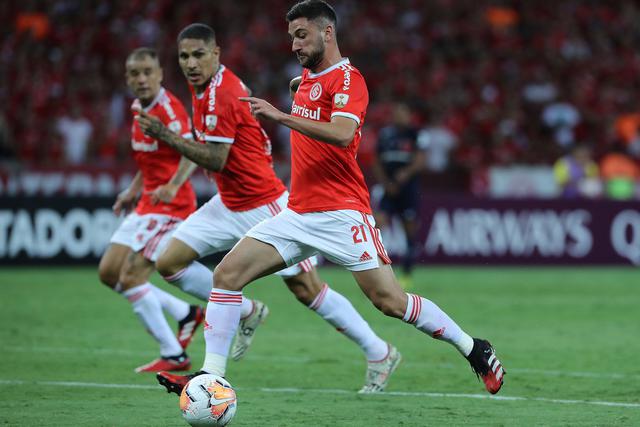 Internacional vs. U. de Chile: con Paolo Guerrero, las mejores postales del partido de Copa Libertadores. (Foto: Agencias)