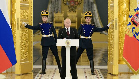 El presidente de Rusia Vladimir Putin. (GETTY IMAGES).